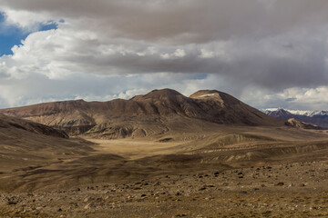 Fototapeta na wymiar Landscape of Pamir mountains, Tajikistan