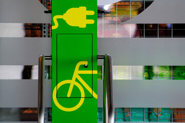 electric bike or e-bike charging station
