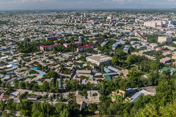 Obraz premium Aerial view of Osh, Kyrgyzstan