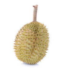 Durian isolated on over white background