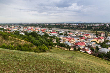 Fototapeta na wymiar Aerial view of Quba, Azerbaijan