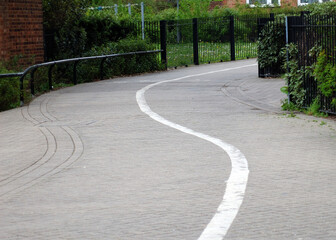 Obraz premium road in the park