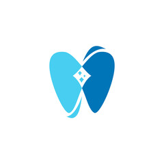 Dental Care Teeth Clean Logo Design