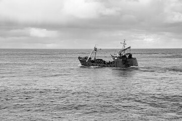 Fishing boat on the ocean