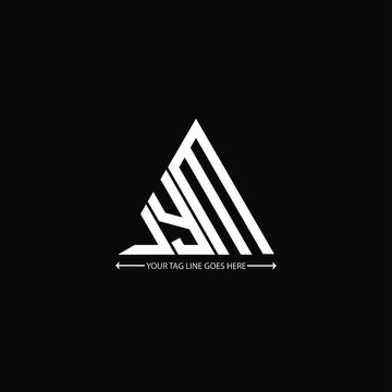 JYM letter logo creative design. JYM unique design
