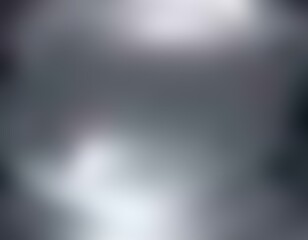 Clear glass flares on grey metal background. Abstract texture blur.