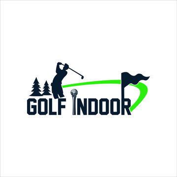 golf indoor logo exclusive design inspiration 