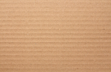 Fototapeta premium Cardboard sheet texture background, detail of recycle brown paper box pattern.
