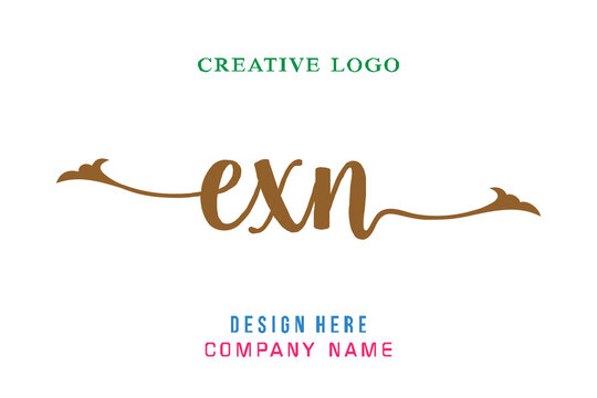 EXN lettering logo is simple, easy to understand and authoritative