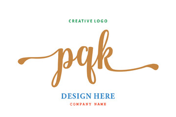 PQK lettering logo is simple, easy to understand and authoritative