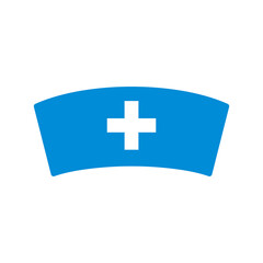 Nurse cap icon vector illustration sign