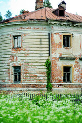 Petrovskoe-Alabino Estate - the ruins of an abandoned farmstead at the end of the 18th century, Moscow Region, Russia.