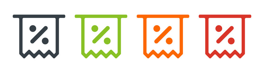Invoice icon. Payment and billing invoices icon vector illustration