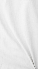 Obraz premium Organic Fabric cotton backdrop White linen canvas crumpled natural cotton fabric Natural handmade linen top view background organic Eco textiles White Fabric linen texture