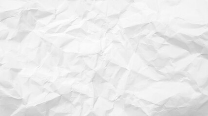 White Paper Texture background. Crumpled white paper abstract shape background with space paper recycle for text