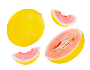 melon isolated on white  background