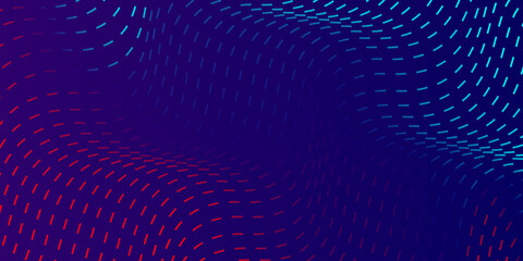 Abstract halftone wave line background . 
