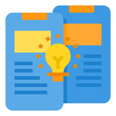 Idea flat icon