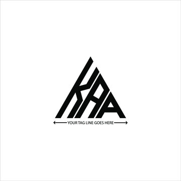 KAA letter logo creative design. KAA unique design


