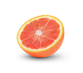 Naklejka na ściany i meble Orange fruits on white background