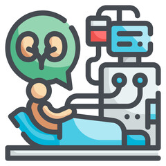 dialysis line icon