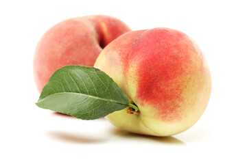 Gold Peach on a white background