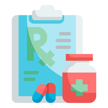 Prescription Flat Icon