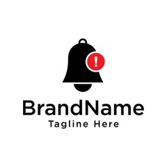 Obraz premium Vector graphic of notification logo