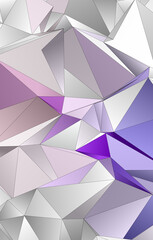 Obraz premium Abstract Low-Poly background. triangulated texture. Design 3d. Polygonal geometrical pattern. Triangular modern style