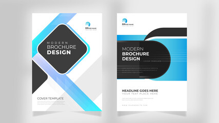 brochure cover template, Modern Business book cover templates, industrial brochure cover for corporate layout