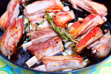骨付きラム肉のグリル