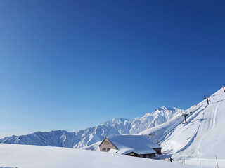 Ski resort in Japan