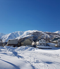 Ski resort in Japan