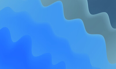 Abstract Water wave vector illustration design background