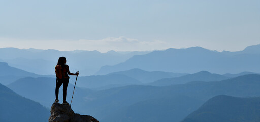 Mountaineer Young Woman
