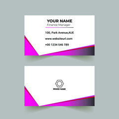 Fototapeta premium Vector Modern Creative and Clean Business Card Template