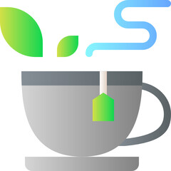 tea gradient icon