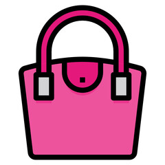 Obraz premium bag filled outline icon