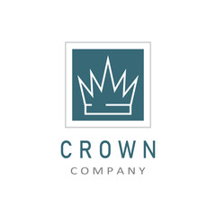 Crown Logo Template vector icon illustration design