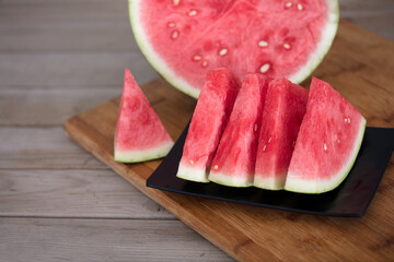 Sweet and juicy watermelon