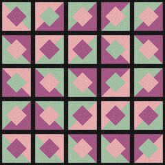Abstract Geometric Pattern generative computational art illustration