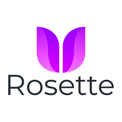 Obraz premium Rose Logo. Modern Logo Design Template. Colorful Rose Logo Vector, Rose Icon Concept.