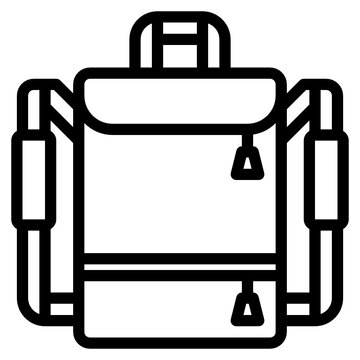 recommend clip art: bag outline icon