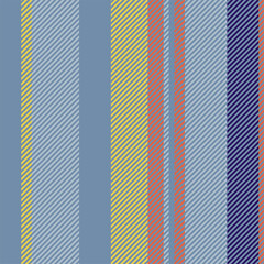 Stripes vector seamless pattern. Striped background of colorful lines. Print for interior design, fabric.