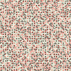 Fototapeta premium Abstract Geometric Pattern generative computational art illustration