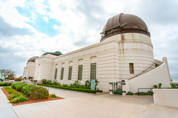 View of griffith observatory in Los Angeles