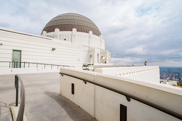 View of griffith observatory in Los Angeles