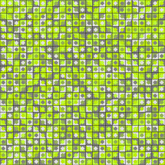 Fototapeta premium Abstract Geometric Pattern generative computational art illustration