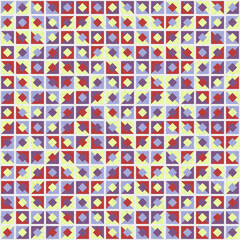 Abstract Geometric Pattern generative computational art illustration