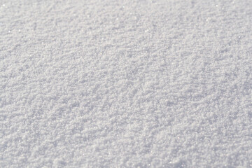 The snow under the sun